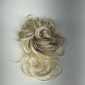 Faux blonde ponytail